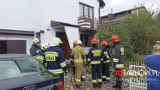 Pożar domu w Lisiej Górze. W akcji duże siły straży pożarnej z Tarnowa i okolicznych jednostek OSP