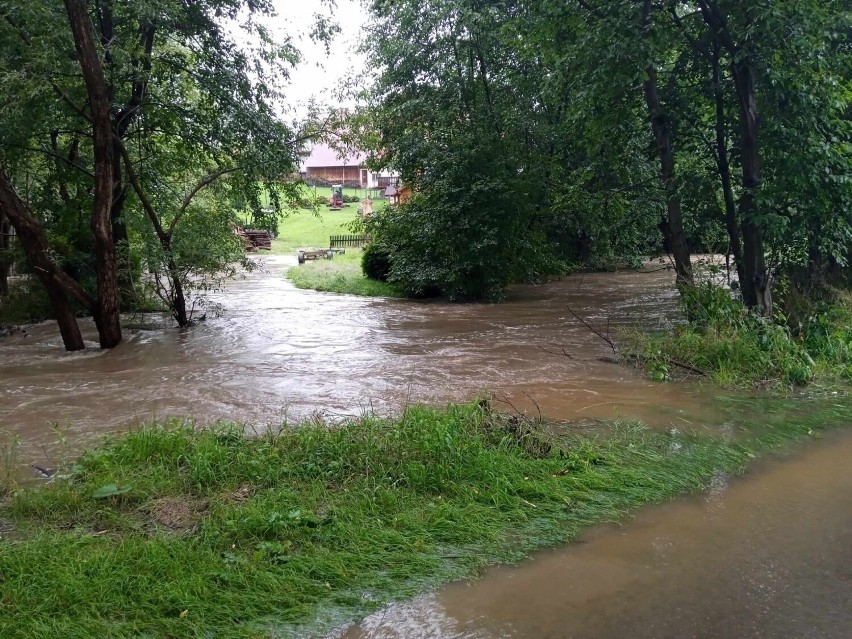 Rosną poziomy wody w rzekach Małopolski. Ogłoszono stany ostrzegawcze i alarmowe. Deszcz ciągle pada