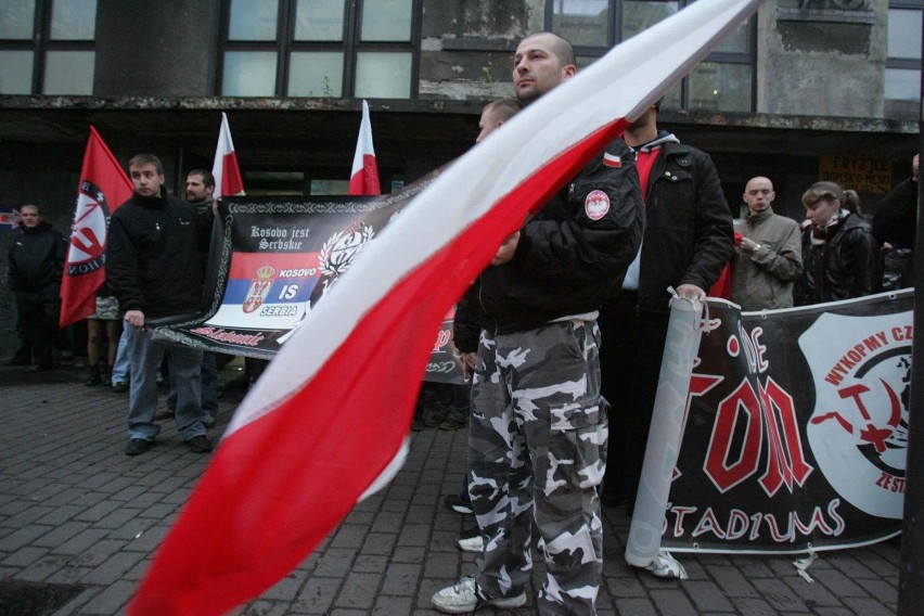 Manifestacja nacjonalistów w Bytomiu przebiegła spokojnie