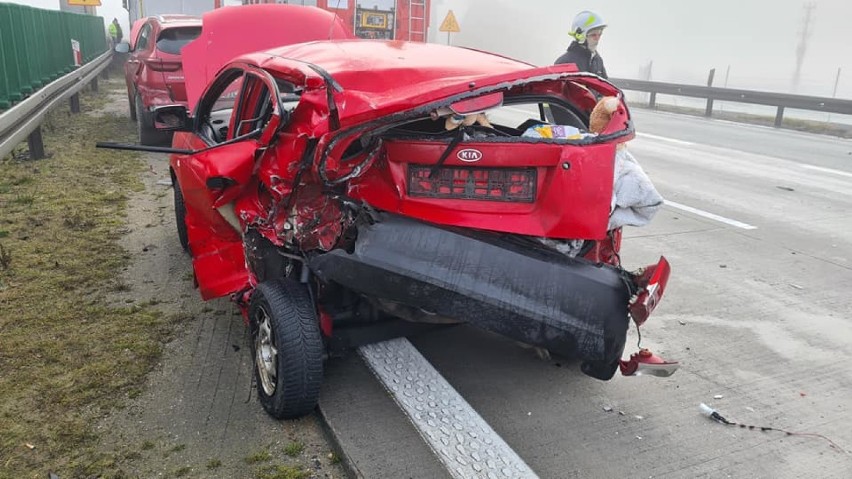 Wypadek na A4 pod Legnicą