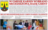 Młodzieżowa Rada Gminy wybrana w Karsinie