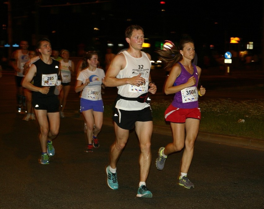 Nocny półmaraton we Wrocławiu - nielegalny