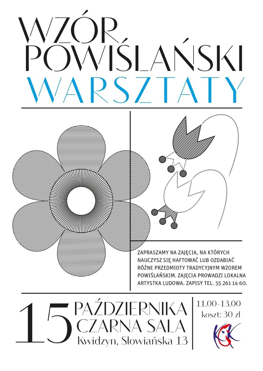 Kwidzyńskie Centrum Kultury zaprasza na warsztaty poświęcone wzorowi haftu powiślańskiego