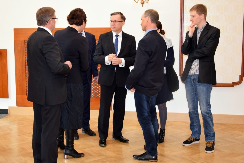 Hans Nielsen, Honorowy Obywatel Miasta Piły, spotkał się z dziennikarzami i kibicami. Zobacz zdjęcia