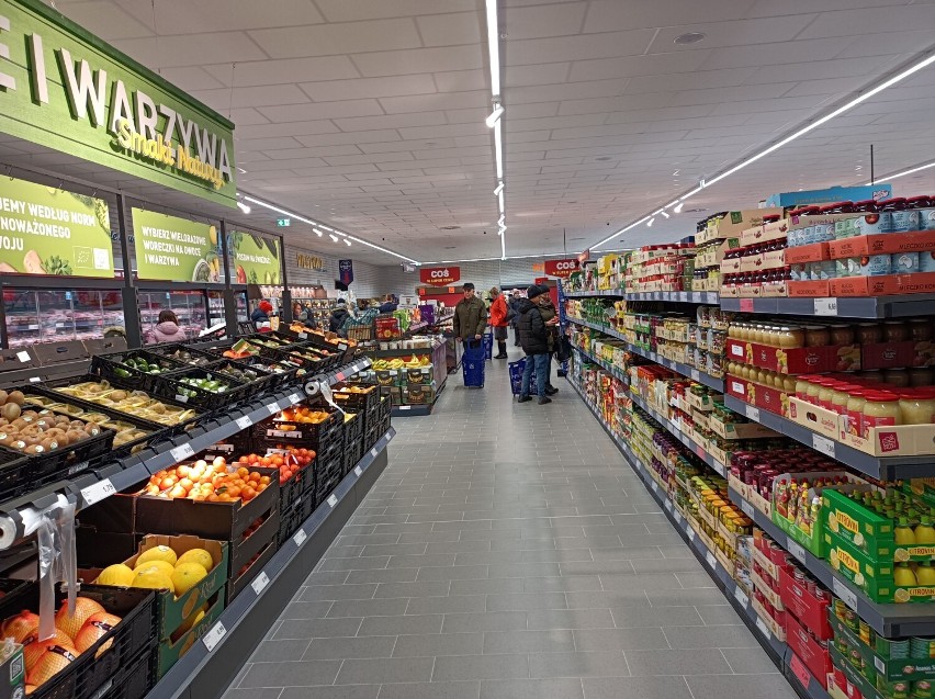 Supermarket Aldi przy ul. Głowackiego