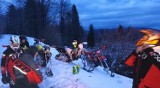 Nielegalny rajd po bieszczadzkich połoninach. Jechali mototycklami z płozami i gąsienicami. Zatrzymała ich Straż Leśna