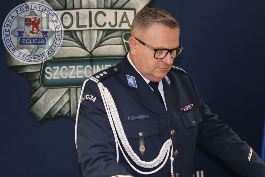 Inspektor Andrzej Dziemianko, komendant policji w...