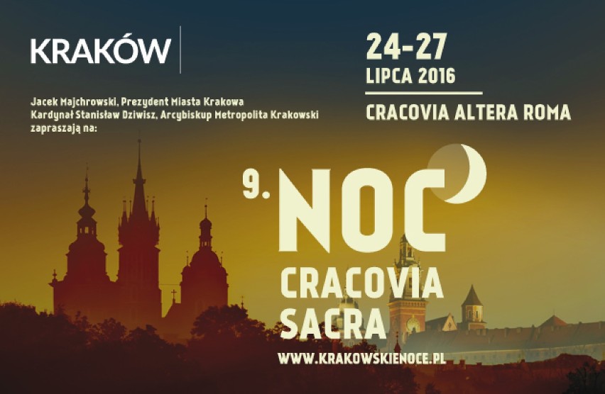 9. edycja Nocy Cracovia Sacra 24-27 lipca

Przed nami 9....