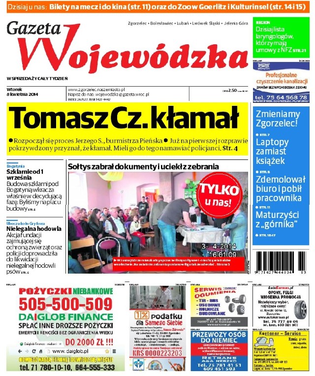 Gazeta Wojewódzka - 08.04 - 14.04