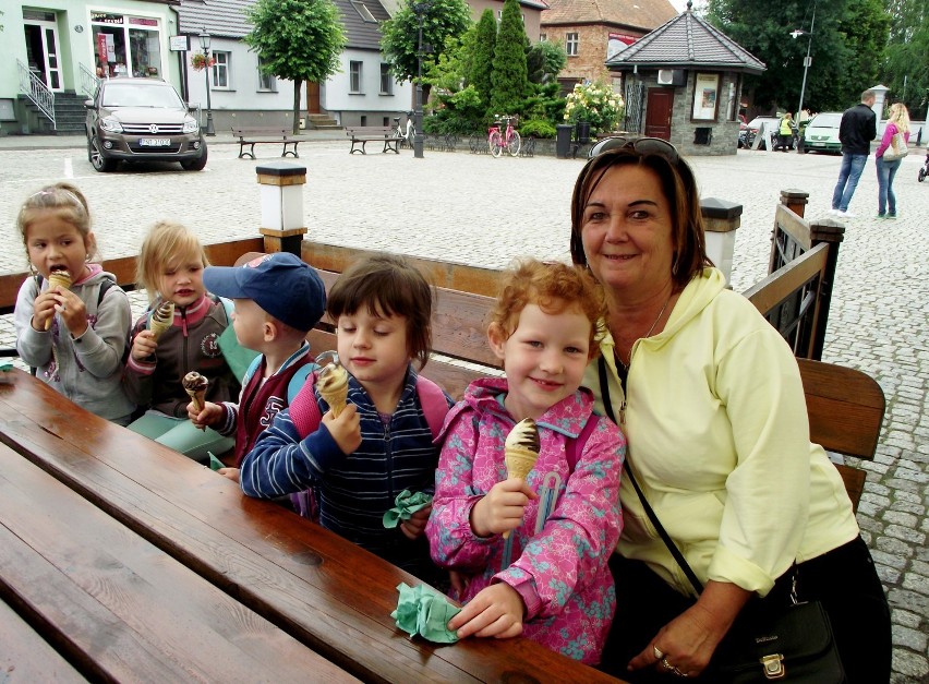 Najlepsze lody są w Zbąszyniu, czyli wizyta przedszkolaków z gminy Siedlec