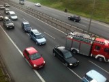 Wypadek na DK 86 w Sosnowcu. Uwaga na korki w kierunku Katowic