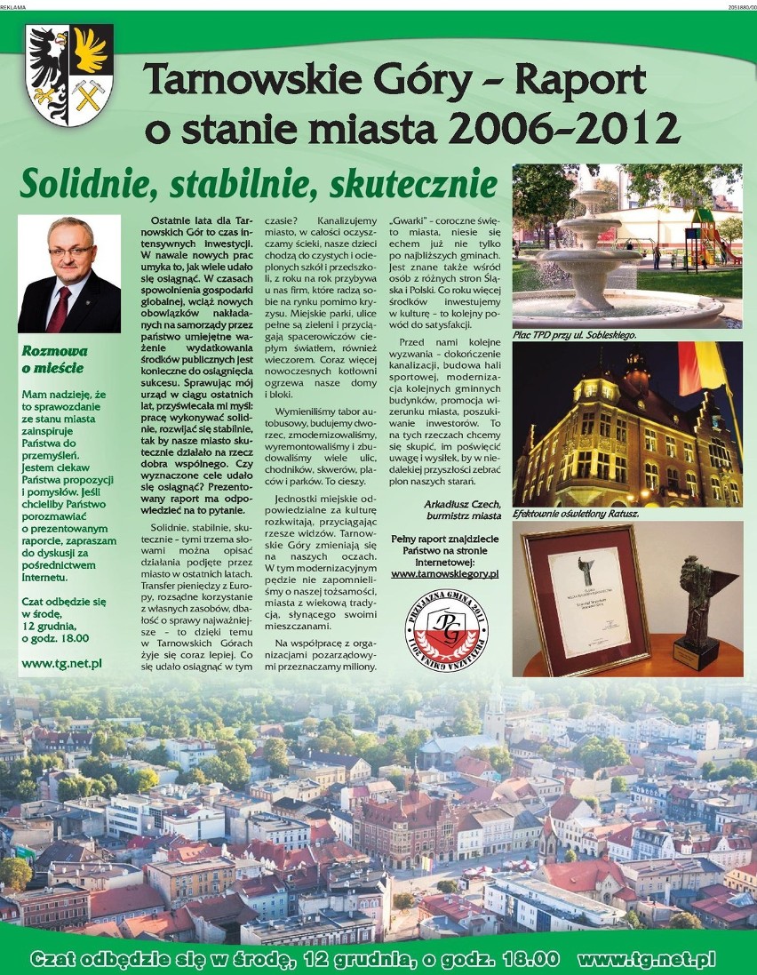 Tarnowskie Góry - raport o stanie miasta 2006-2012