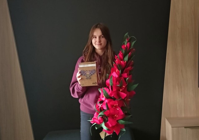Natalia Brzozowska zdobyła I miejsce w konkursie na najpiękniejszą palmę wielkanocną