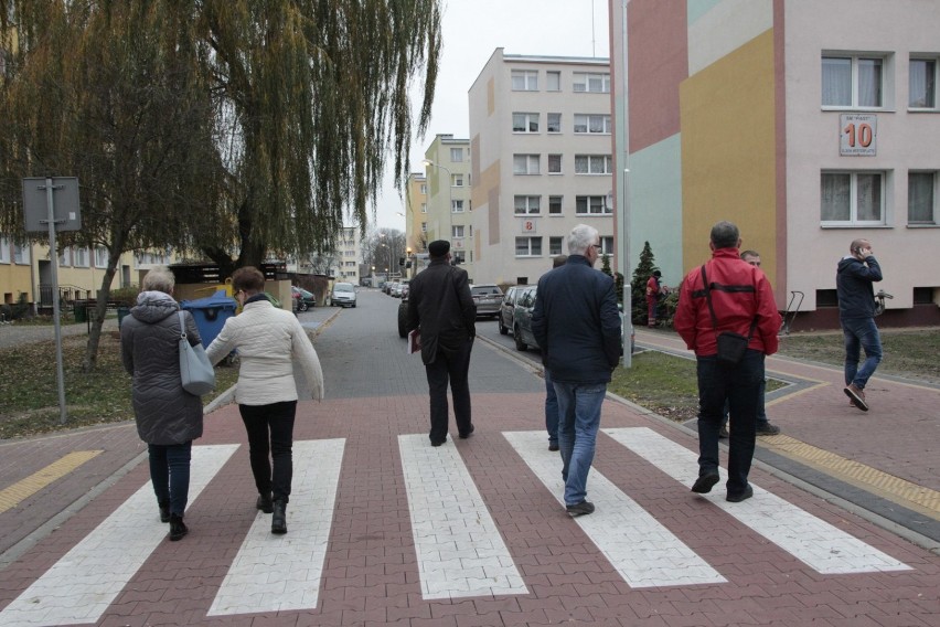 Odbiór prac po modernizacji ulicy Słowackiego w Złotowie