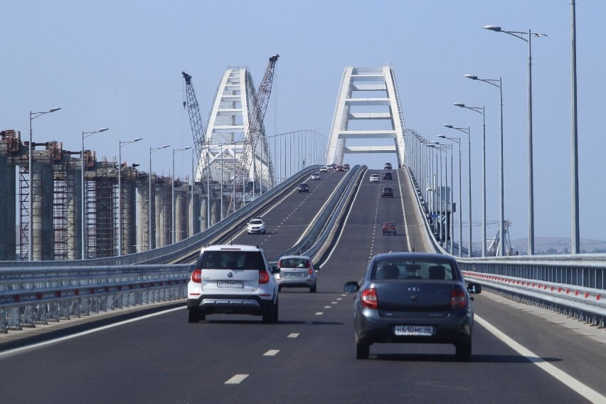 Otwarty w maju 2018 r. most łączący Krym z Półwyspem...