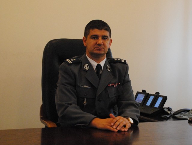 Obecny komendant mł. insp. Konrad Piziorski, pełni swoją funkcję od stycznia 2015 roku