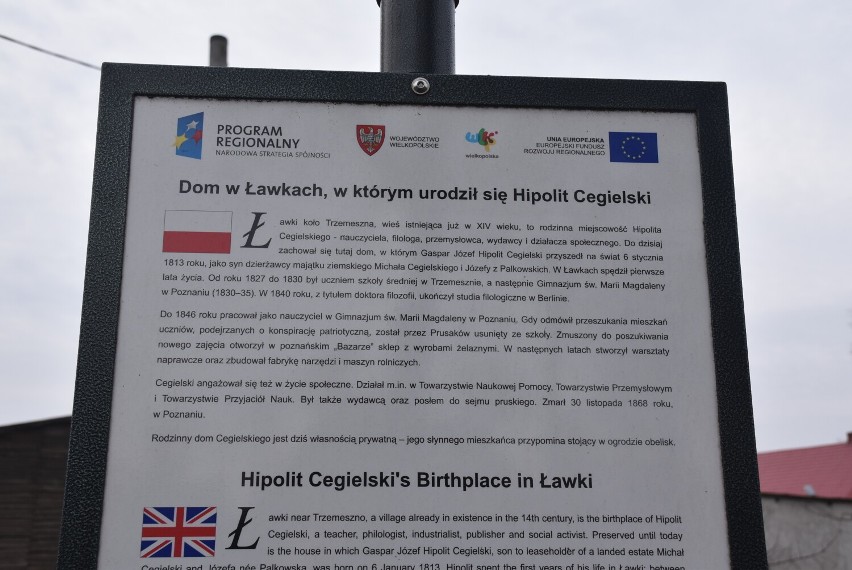 Wspomnienie H. Cegielskiego: urodził się w Ławkach, a dom nadal istnieje [FOTO]