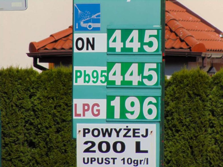Czy pamiętacie jakie były ceny na stacjach benzynowych w ubiegłym roku?