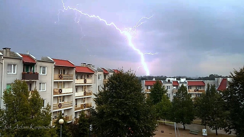 Burza nad Kwidzynem. Połamane gałęzie i zalane piwnice [ZDJĘCIA]