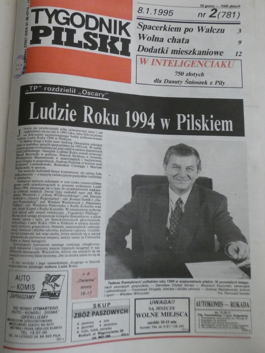 Denominacja, "Gościrada", plebiscyt i skręty. Tygodnik Pilski, 1995 rok