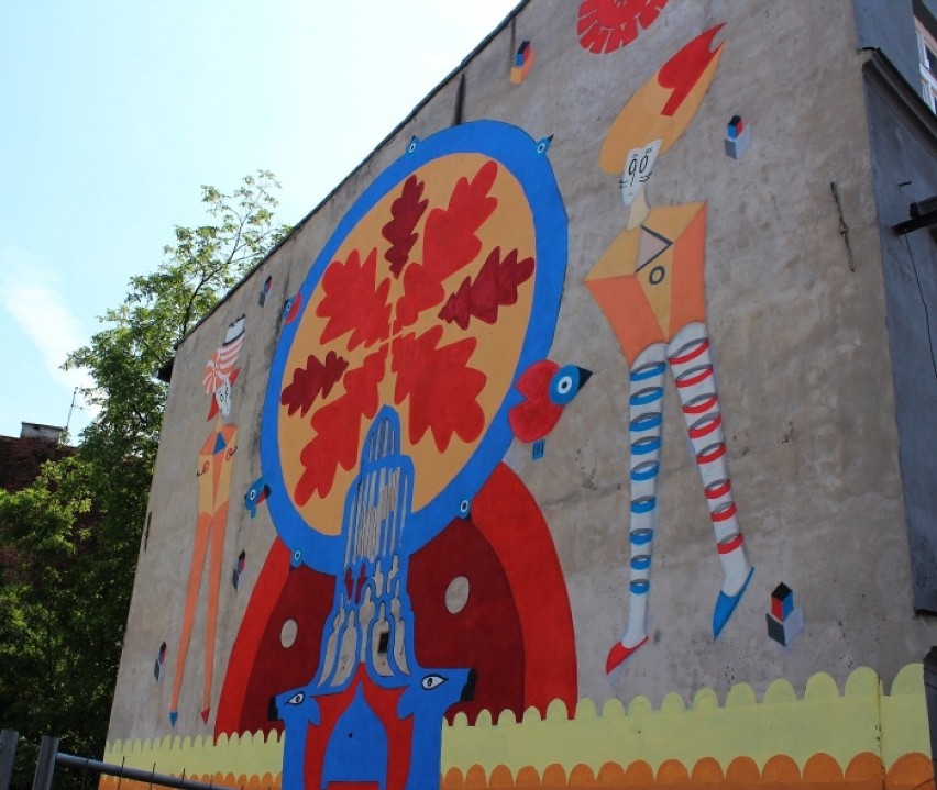 Nowy mural przy ulicy Lwowskiej