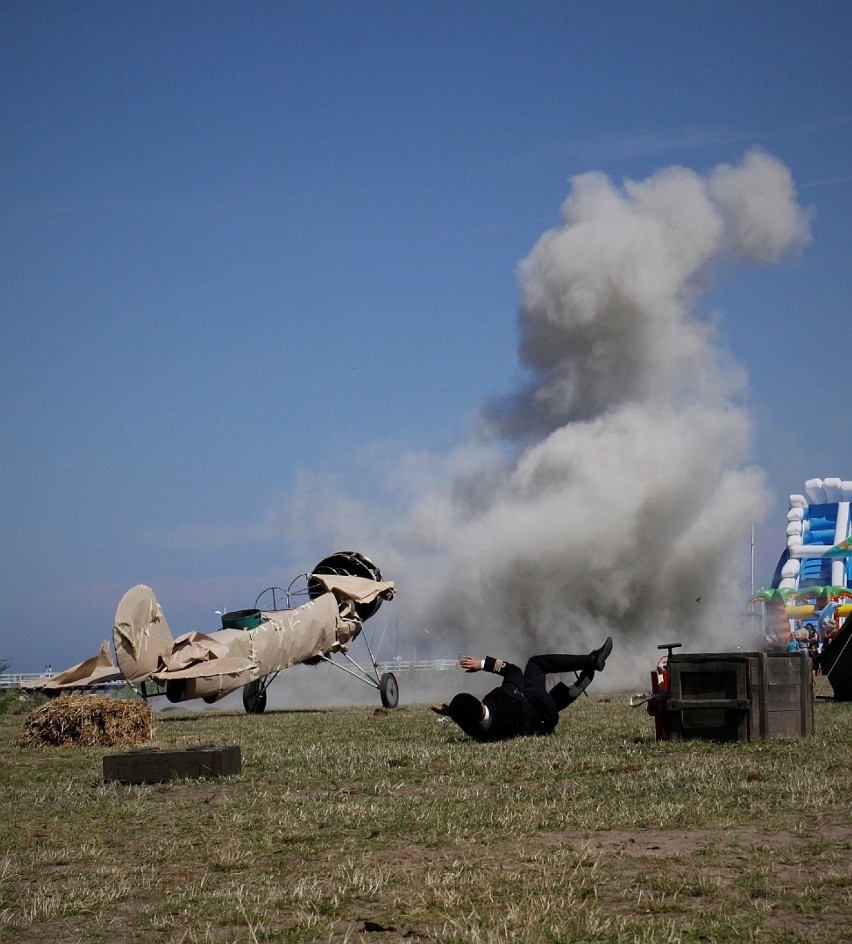 Lotniczy Puck 2018 - widowisko historyczne na Zielonej Plaży