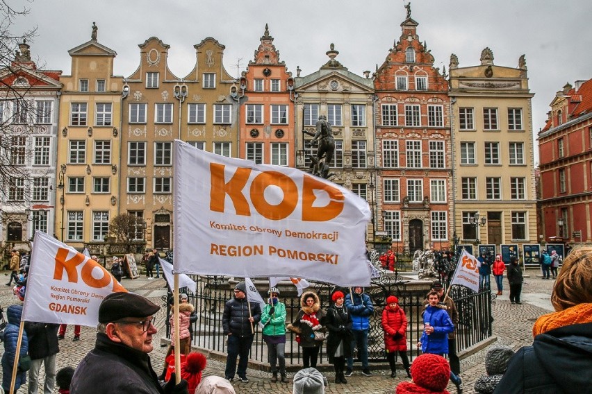 Protest w Gdańsku pod hasłem: "Wolontariat Niewinny"