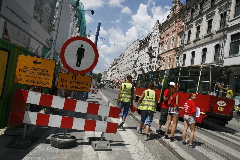 Remont w centrum Katowic: Miasto kompletnie rozkopane [ZDJĘCIA]