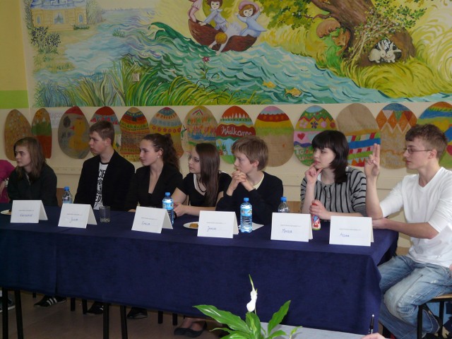 W debacie wzięli udział radomszczańscy gimnazjaliści
