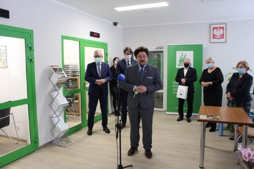Uroczyste otwarcie zmodernizowanej sali obsługi interesantów Oddziału Regionalnego KRUS w Gdańsku