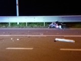 Wypadek z udziałem motocyklisty na drodze krajowej nr 46 w Lędzinach 