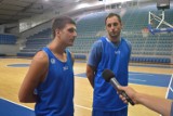 Dusan Katnić i Danilo Mijatović koszykarze Anwilu po pierwszych treningach [wideo]