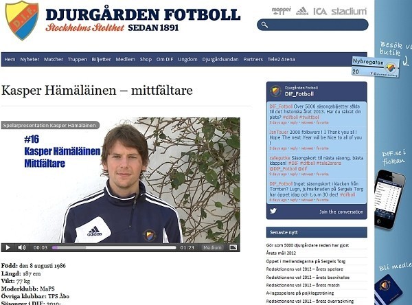 Klub: Djurgardens IF
Pozycja: ofensywny pomocnik
Wartość wg...