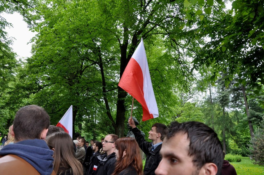 Marsz rotmistrza Pileckiego w Krakowie.