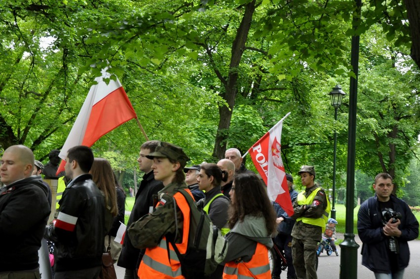 Marsz rotmistrza Pileckiego w Krakowie.
