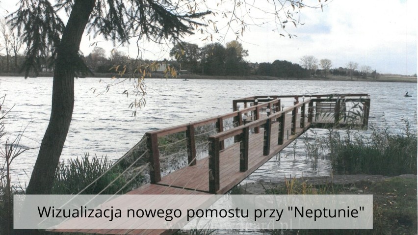 Na Jeziorze Nowogardzkim zostanie wybudowany nowy pomost...