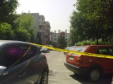 Skarżyńskiego: Wybuch ładunku w jednym z bloków. 35-latek trafił do szpitala [aktualizacja, mapa]