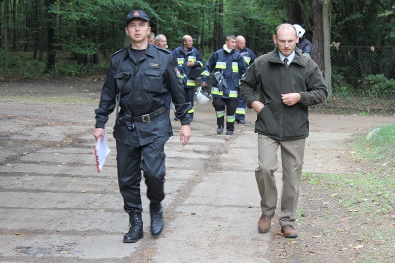Ćwiczenia strażaków w Kiejszach