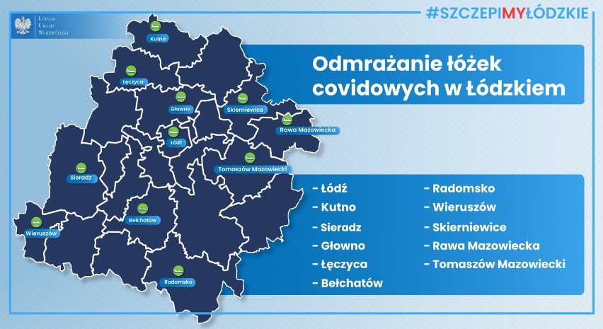 Mniej łóżek covidowych w szpitalu w Tomaszowie. Wracają planowe zabiegi w Tomaszowskim Centrum Zdrowia