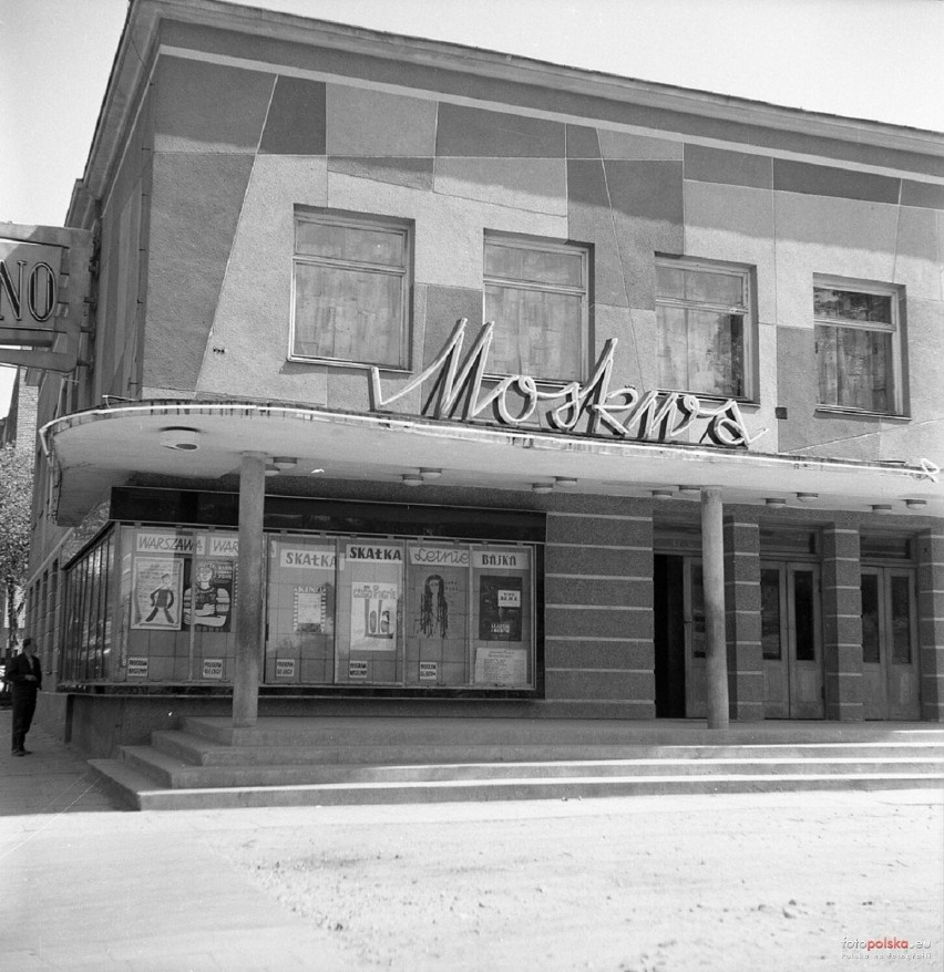 Lata 1960-1965 , Kino "Moskwa", Kielce Na Przestrzeni Lat