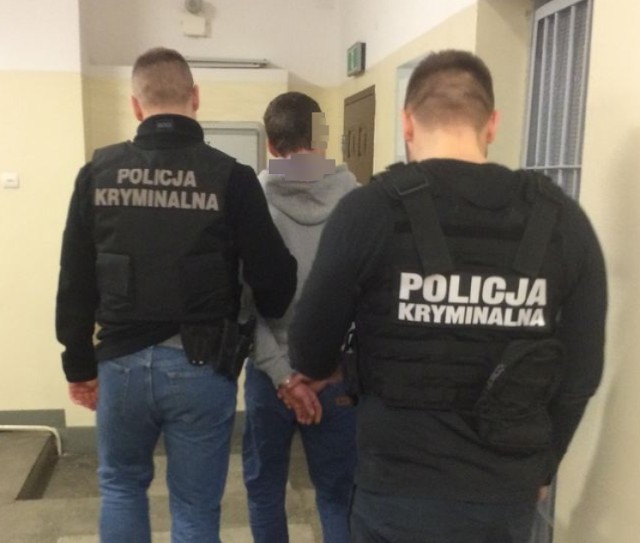 Jeden z nieletnich podejrzanych o przestępstwo zatrzymany niedawno przez malborską policję.