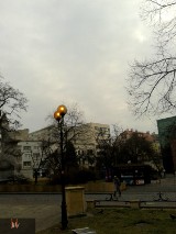 Rozświetlony Plac Wolności w Opolu