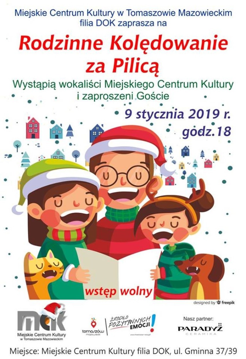 Koncerty kolęd, orszaki Trzech Króli, studniówki. Dzieje się w pierwszy weekend stycznia w Tomaszowie i Opocznie [PLAKATY]