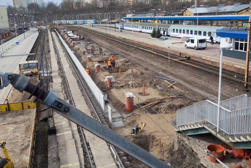 Dworzec Szczecin Główny w przebudowie