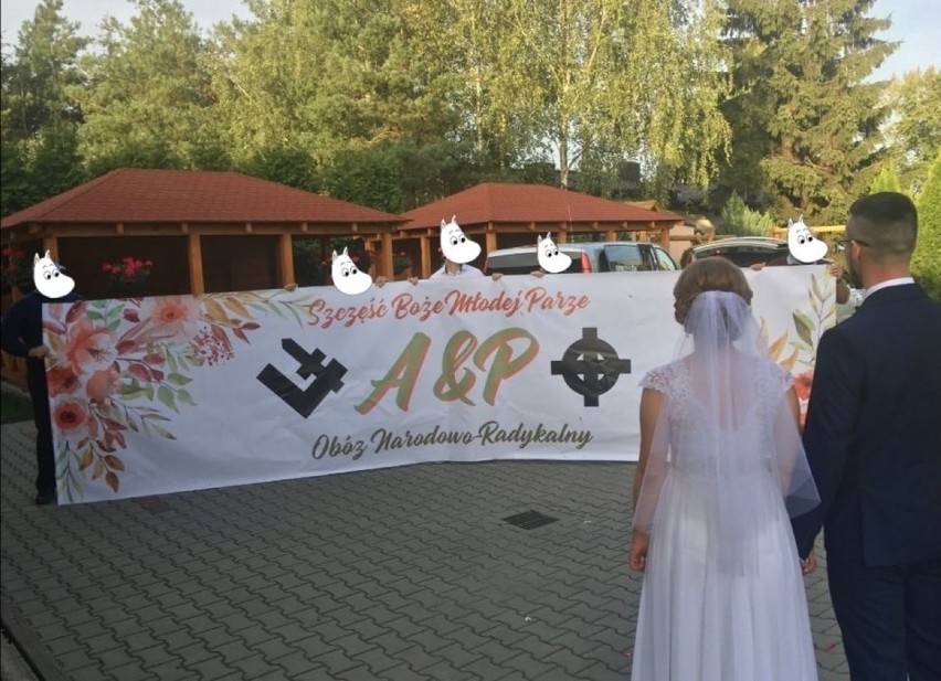 Faszyzm i rasizm na ślubie w Lublinie. W mediach społecznościowych aż zawrzało [FOTO]