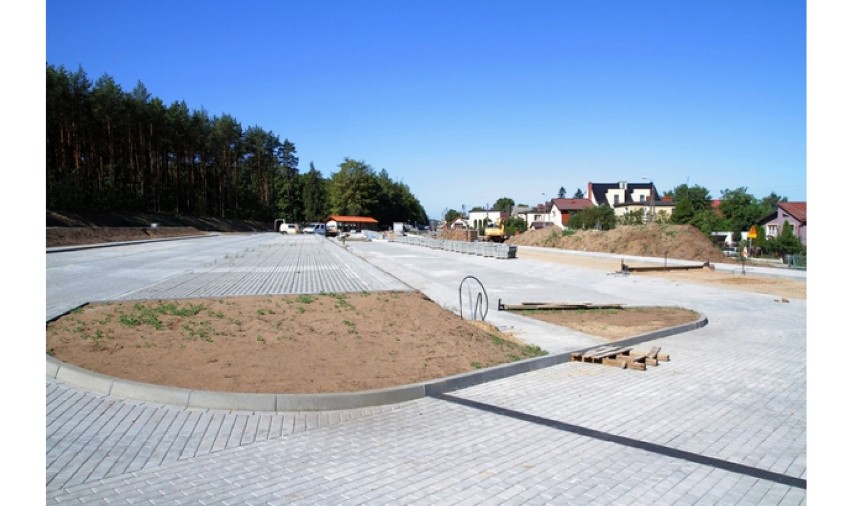 Budowa parkingu przy cmentarzu w Wejherowie