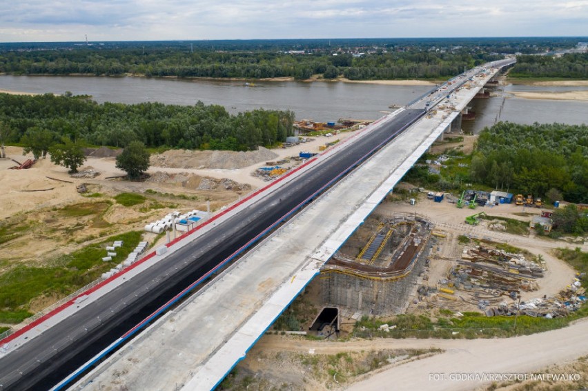 Most Południowy niemal gotowy. Rośnie Południowa Obwodnica Warszawy. Kiedy otwarcie?