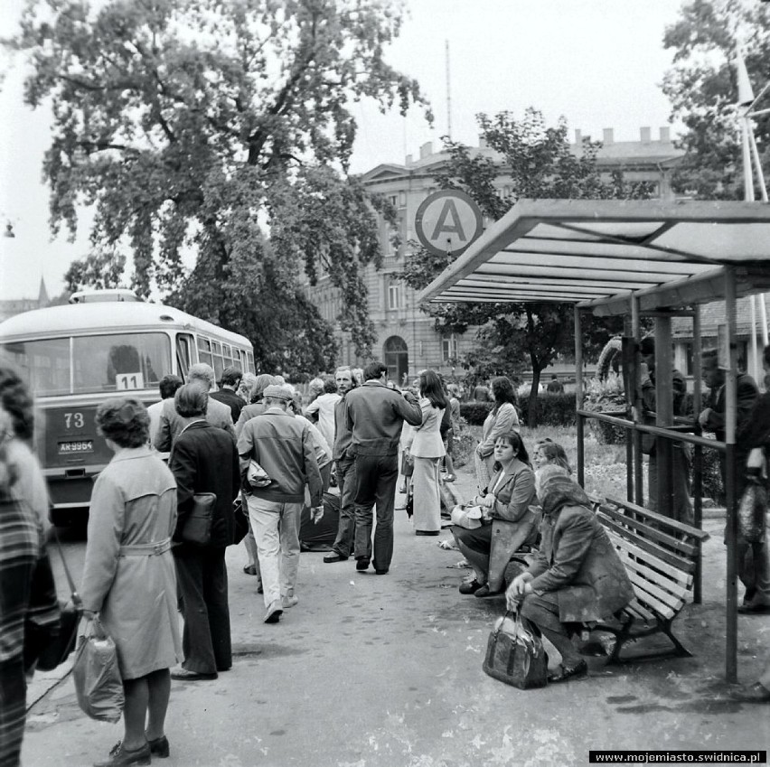 Plac Grunwaldzki na starych zdjęciach: poczta, ogródek...