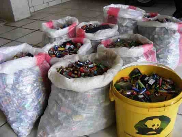 Zbiórka zużytych baterii w KP PSP w Kole