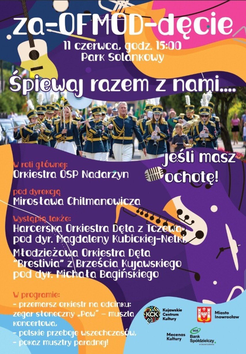 Ogólnopolski Festiwal Młodzieżowych Orkiestr Dętych w Inowrocławiu. Wystąpią zespoły z Nadarzyna, Tczewa i Brześcia Kujawskiego